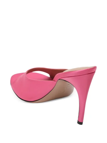 Papuci tip mules The Attico roz