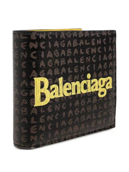 Portofel Balenciaga cu imagine negru