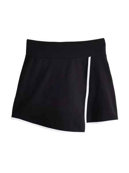 Next Fustă sport negru alb