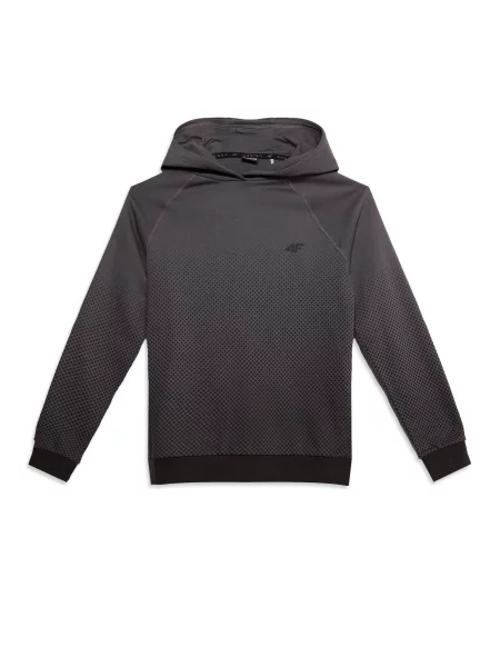 4F Junior Hanorac sport gri închis negru