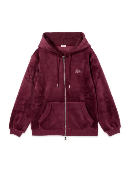 Bluza z kapturem Oltre z kapturem czerwona
