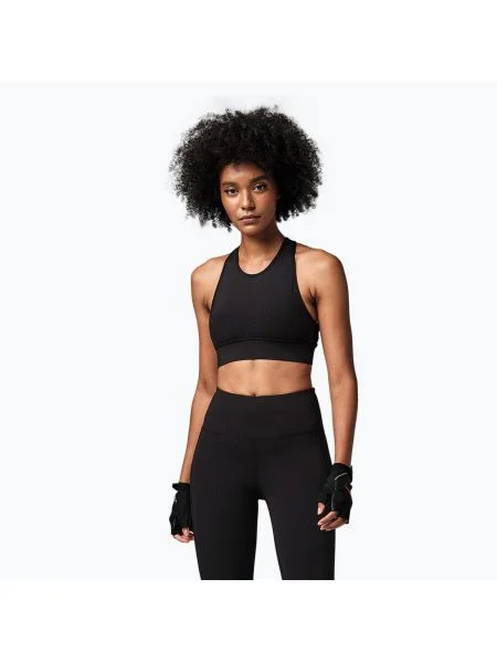 Сутиен за тренировка за жени STRONG ID Make The Cut-Out black черно