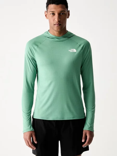 The North Face hanorac de antrenament pentru bărbați SUNRISER verde
