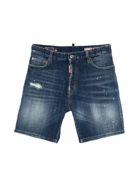 Szorty jeansowe Dsquared2 niebieskie