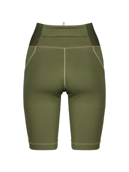 Leggings Moncler Grenoble cu autograf verde