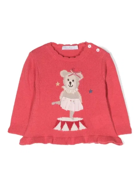 Sweter dziecięcy Patachou różowy
