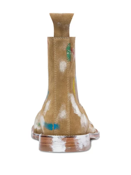 Botine chelsea Moschino maro