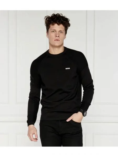 BOSS GREEN Pulover Perform-X_CN negru