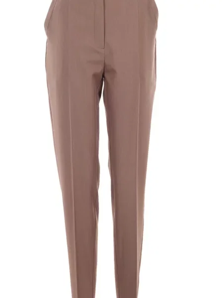 Штани повсякденні LadyLike бавовна/поліестер бежевий