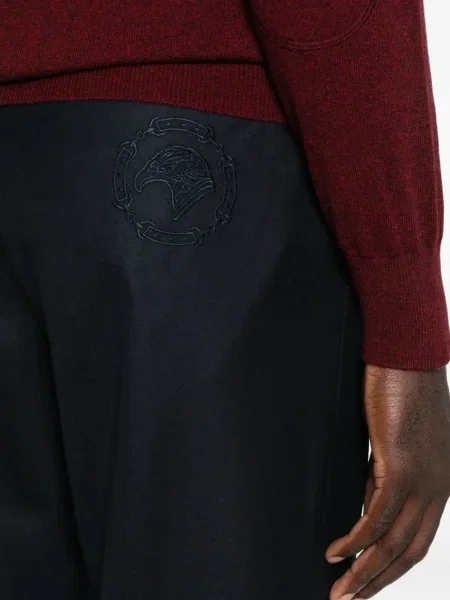 Pantaloni Stefano Ricci de lână albastru