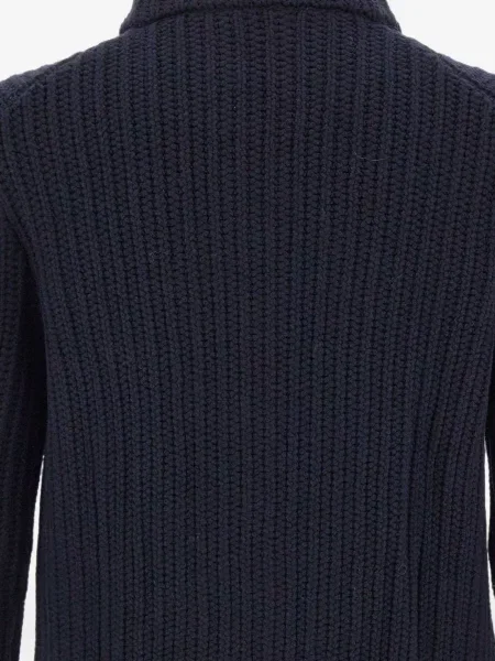 Cardigan Gran Sasso tricotate albastru