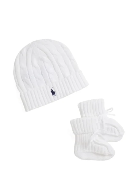 Botki dziecięce Polo Ralph Lauren białe