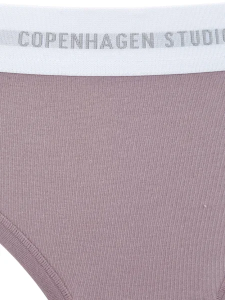 Copenhagen Studios Tanga mauve alb