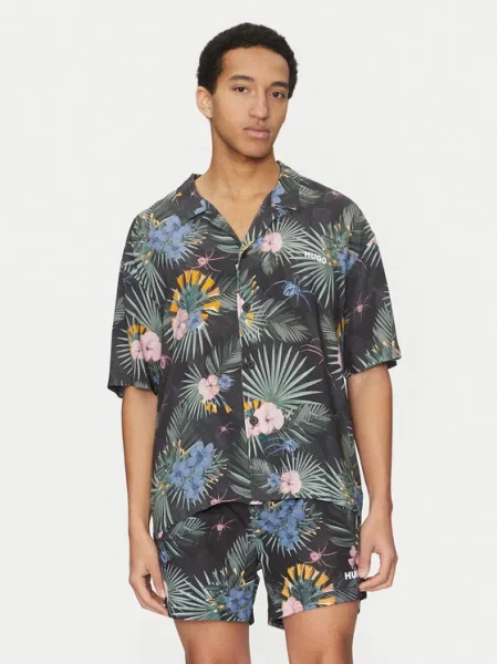 HUGO Риза Beach зелен