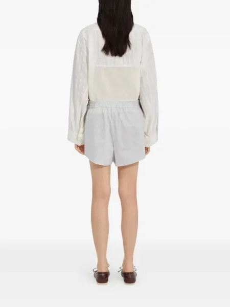 Шорти Mm6 Maison Margiela на райета бяло