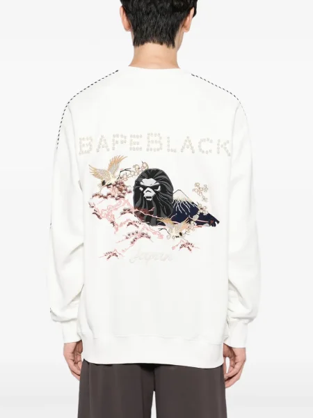 Hanorac Bape Black *a Bathing Ape® cu broderie negru