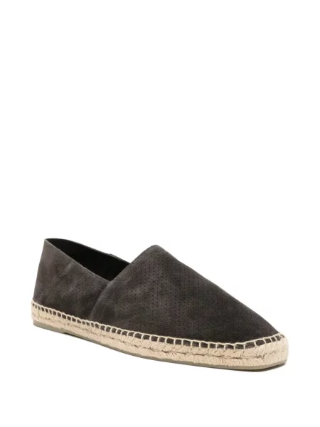 Espadrile Tom Ford din piele de căprioară gri