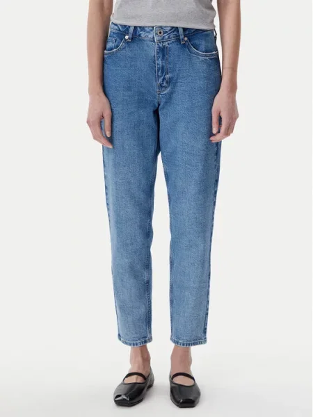Karl Lagerfeld Jeans Jeansy Mom Fit modrá