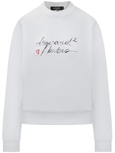 Hanorac Dsquared2 cu imagine alb