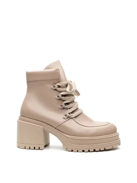 Шкіряні Ботильйони Alex Bell бежевий
