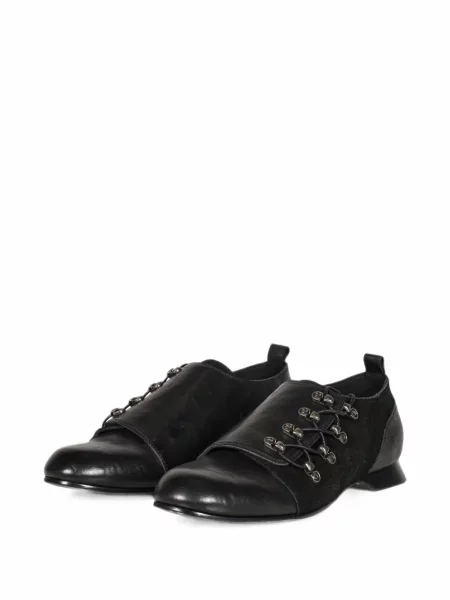 Pantofi derby Troubled Waters din piele negru
