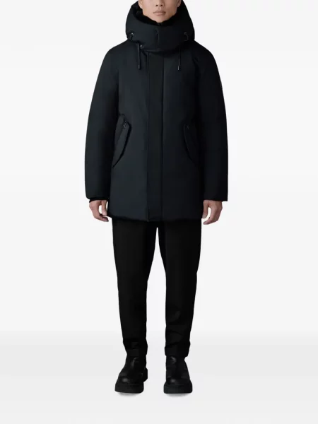 Palton Mackage cu glugă negru