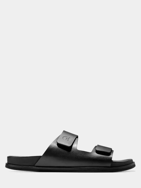 Кожаные шлепанцы Cole Haan черные