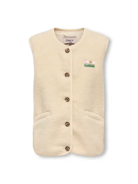 ONLY GIRLS Vestă crem