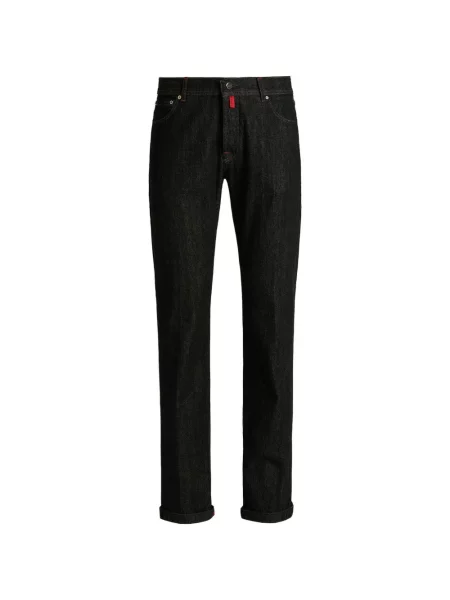 Blugi Kiton cu 5 buzunare negru