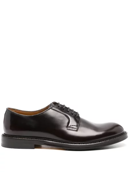 Pantofi derby Doucal's din piele maro