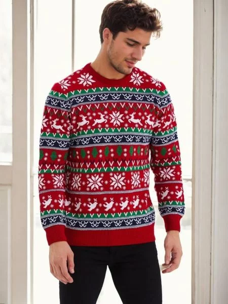 Pulover Dewberry roșu