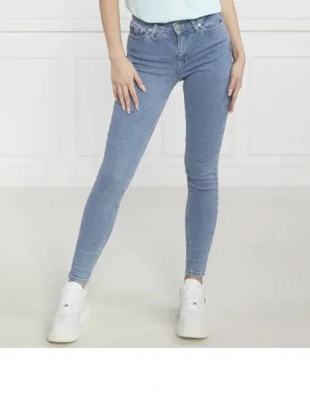 Tommy Jeans Blugi NORA | Skinny fit albastru