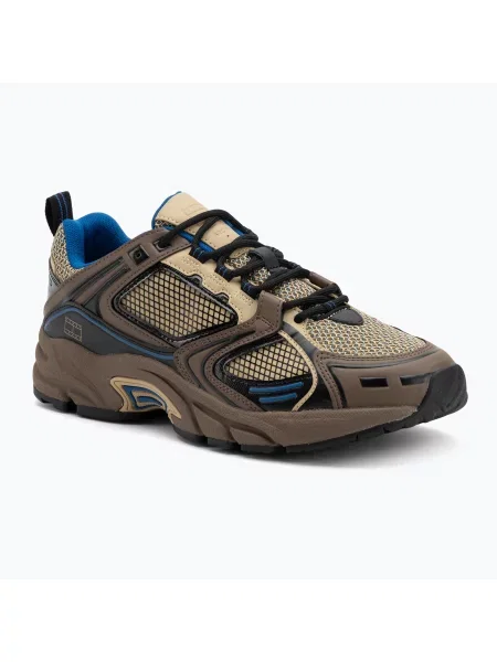 Sneakerși Tommy Hilfiger de catifea maro