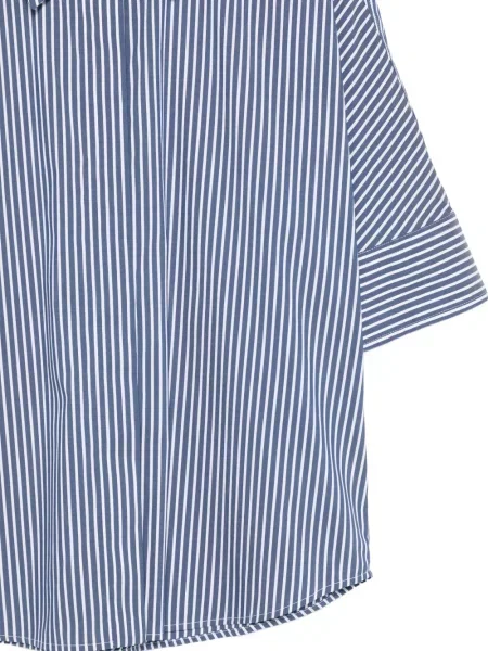 Koszula Xacus w paski niebieska