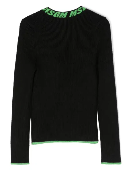 Sweter dziecięcy Msgm czarny