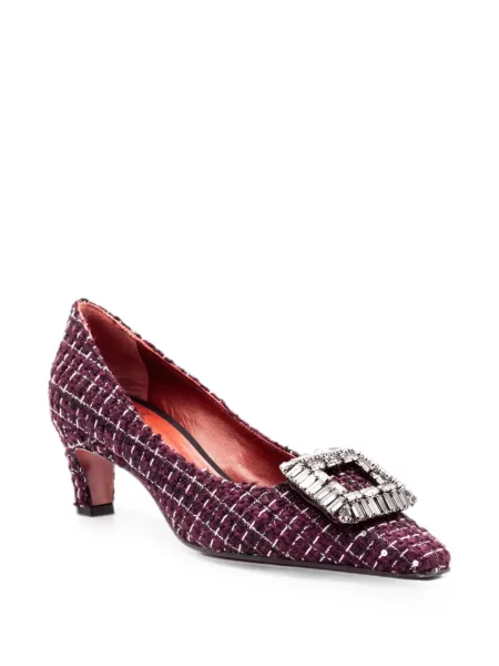 Bouclé pantofi cu toc Festa Milano violet