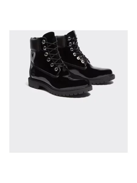 Botki Timberland skórzane czarne