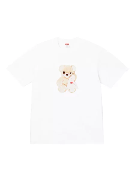Tricou Supreme cu imagine alb