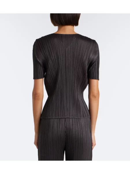 Top Pleats Please Issey Miyake gri