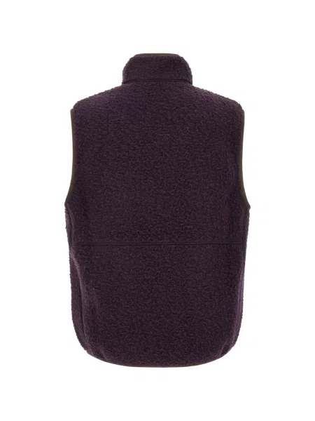 Vestă Moncler cu autograf violet