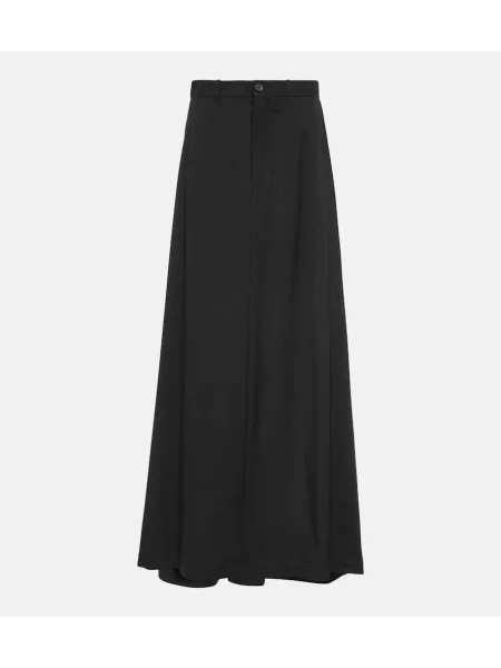 Fustă Balenciaga de lână negru
