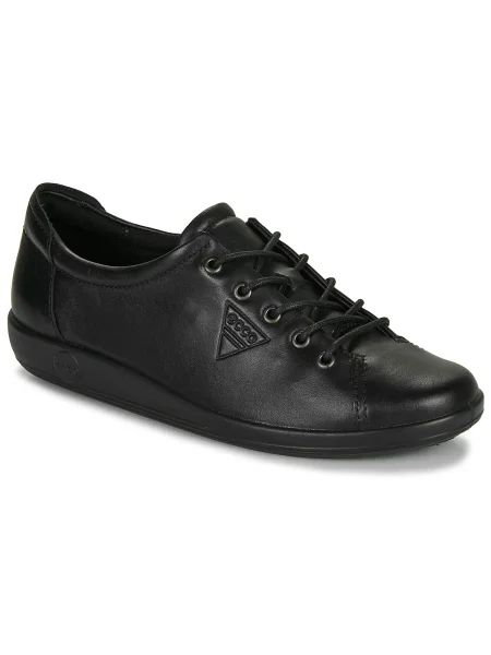 Sneakerși Ecco cu pene negru
