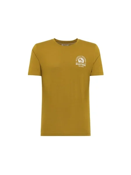 Tricou Mustang cu imagine portocaliu