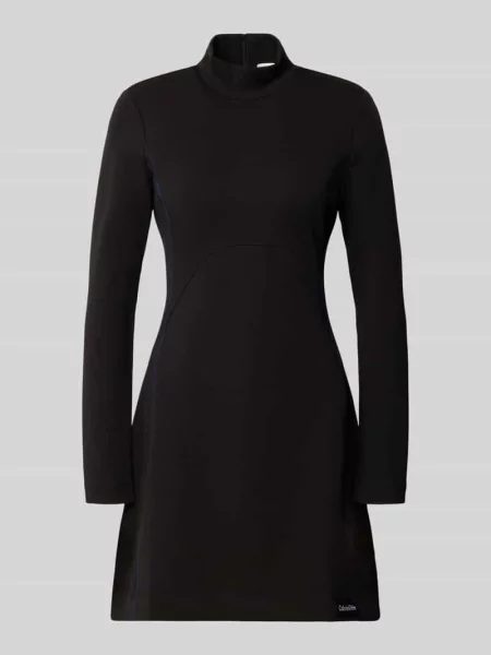 Sukienka mini ze stójką Calvin Klein Jeans czarna