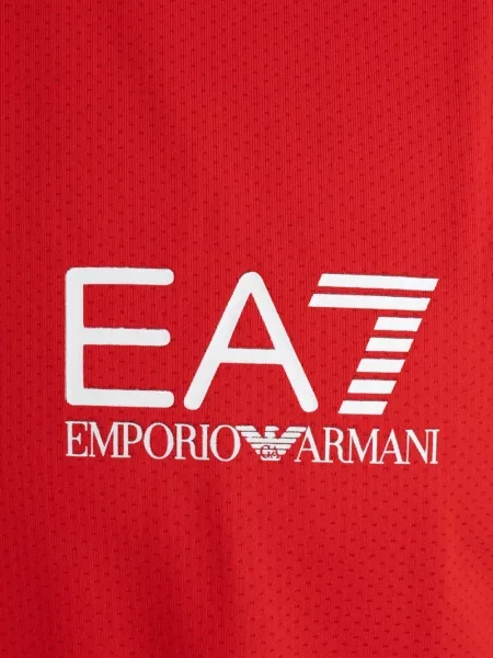 Polo Ea7 Emporio Armani cu imagine roșu