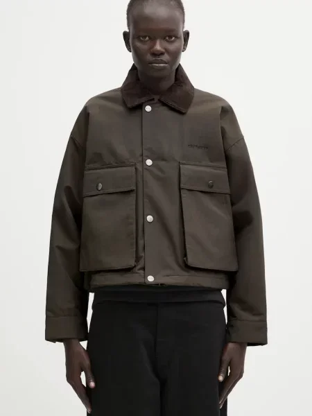 Carhartt WIP kurtka W Dunham Jacket przejściowa brązowy