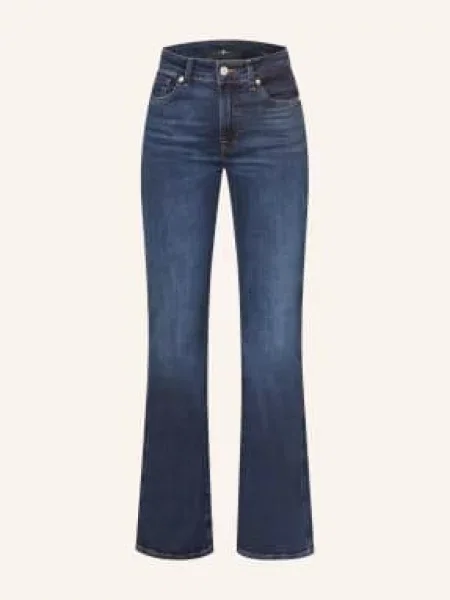 7 For All Mankind Džíny S Rozšiřujícími Se Nohavicemi The Leggy Bootcut midnight fade