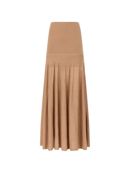 Fusta maxi Rabanne tricotate