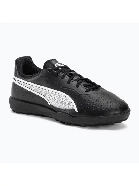 PUMA King Match TT Jr ghete de fotbal pentru copii puma negru/puma alb