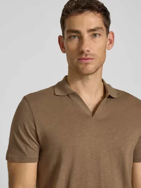Koszulka polo w kroju slim fit z dekoltem w serek Mcneal